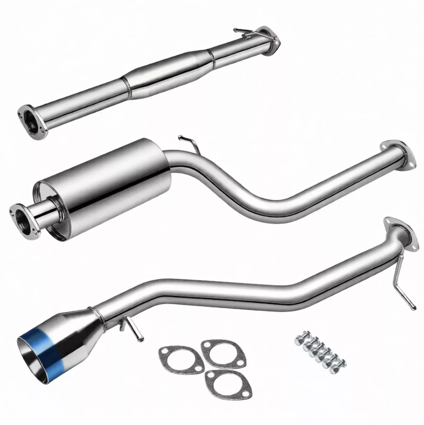 (00-04) Ford Focus ZX3/ZX5 2.0L/2.3L Cat-Back Exhaust with 4.5" ODBurnt Tip