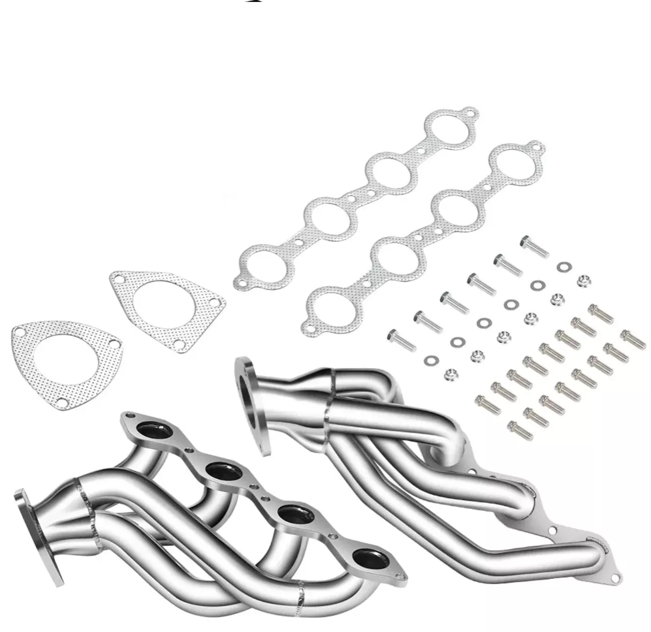 (00-06) GM SUV/Truck 4.8L/5.3L 304SS Short Tube Exhaust Headers